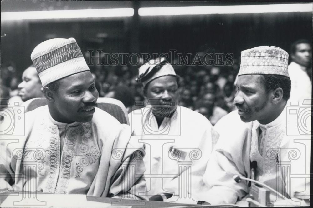 1977 Press Photo Head of State of Nigeria, Lt. General Olusegun Obasanjo - Historic Images