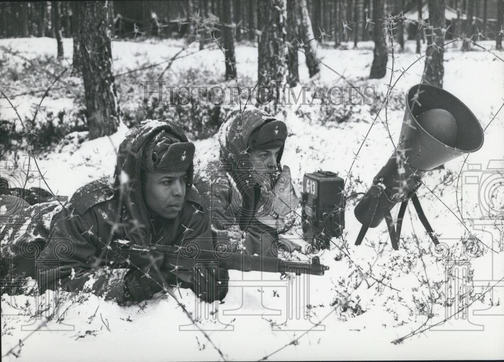 Press Photo -American military exercise &quot;Winterschild&quot; in North -Bavaria - Historic Images