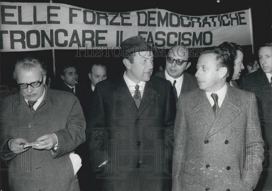 1971 Press Photo A manifestation against the neofascist organizations - Historic Images