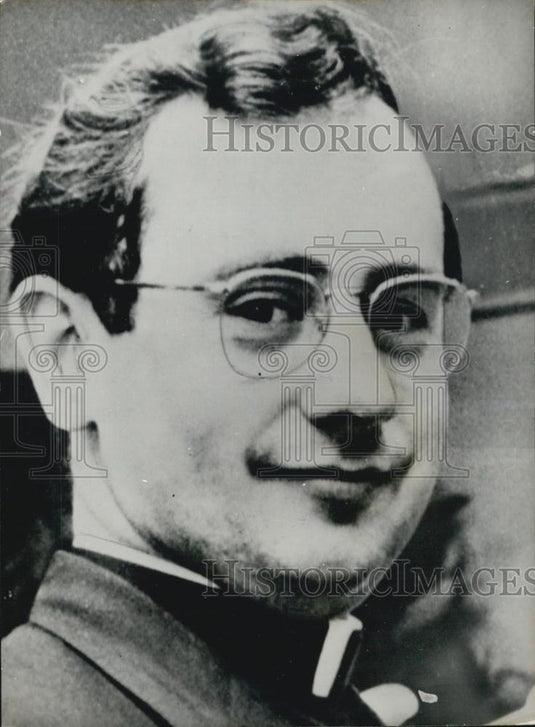 1973 Press Photo IRA Priest Father Patrick Fell Closeup Candid - Historic Images