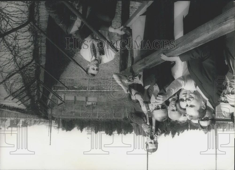 1966 Press Photo taly Prime Minister Aldo Moro in Berlin - Historic Images