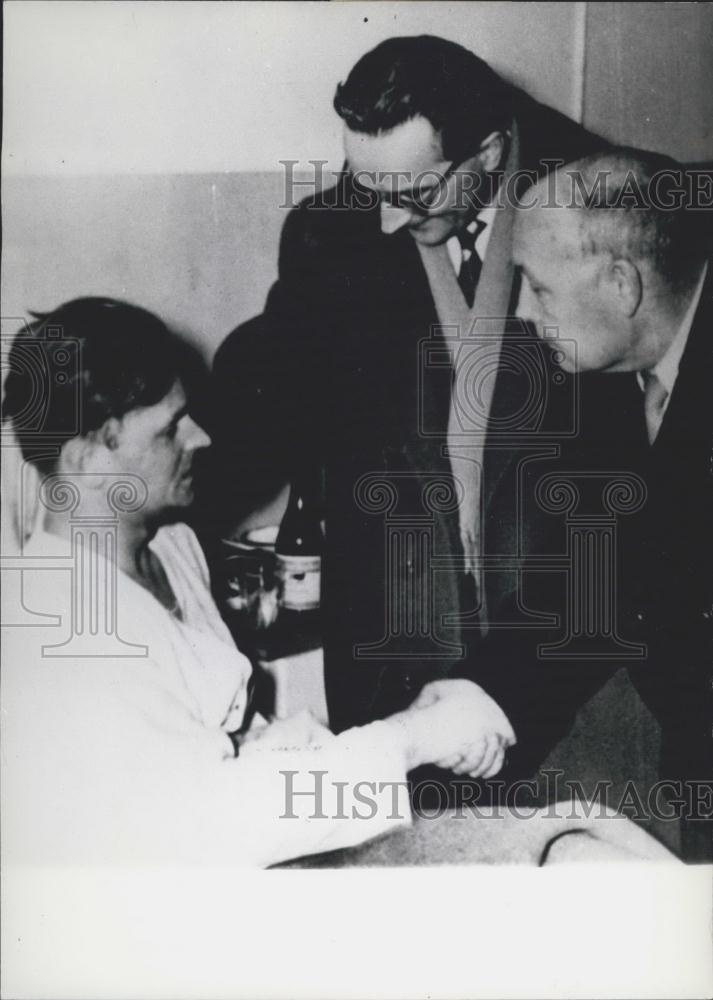 1960 Press Photo 38 Die in Mining Accident-Karl Marx Mine Zwickau/East Germany - Historic Images