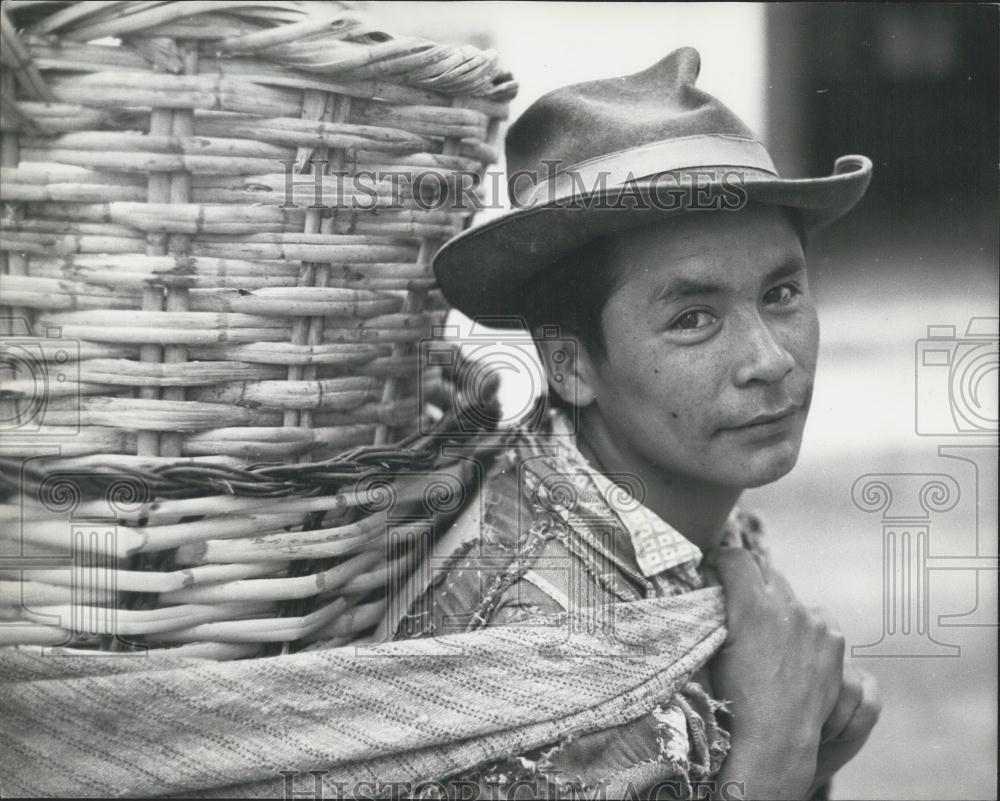 Press Photo Gueabus Indians of the Callejon De Huaylas - Historic Images