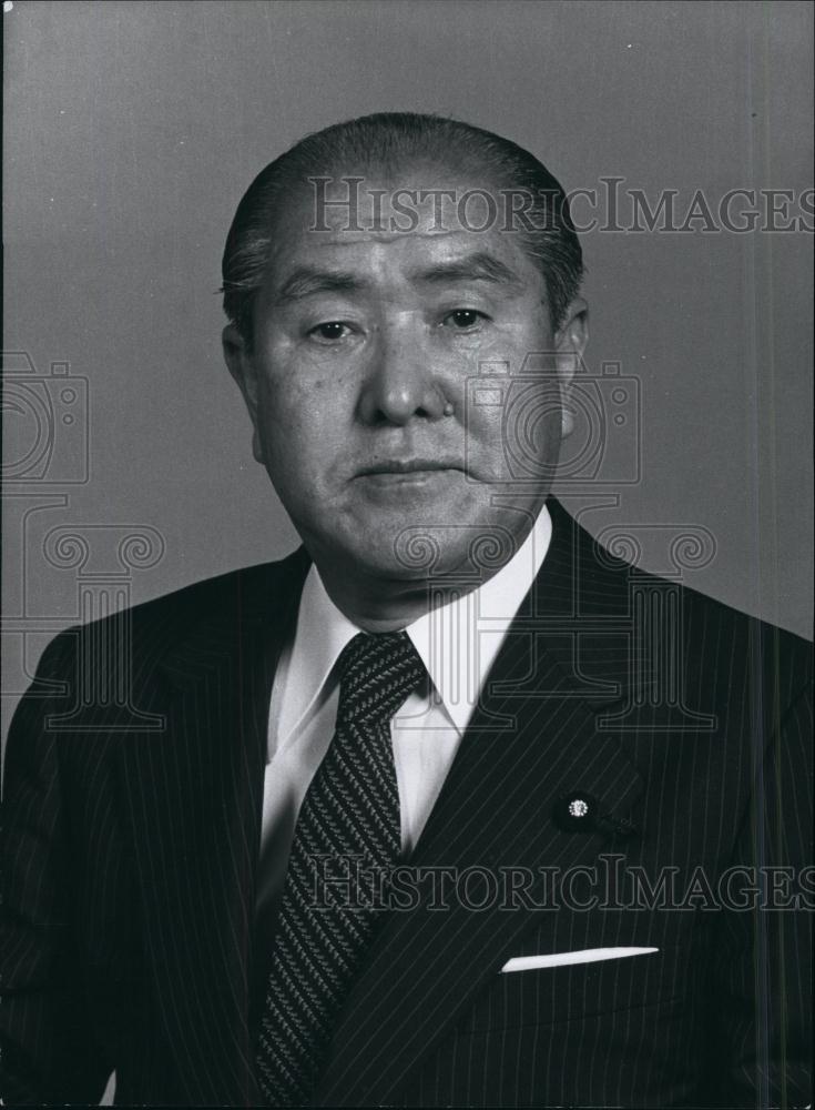 Press Photo Zenko Suzuki Prime Minister - Historic Images