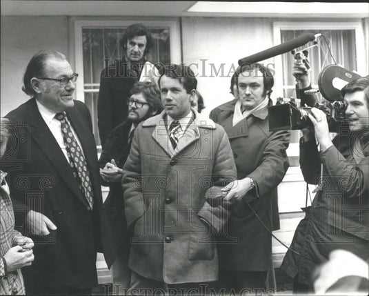 1975 Press Photo Shadow Foreign Minister Reginald Maudling - Historic Images