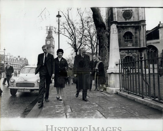 1965 Press Photo Sir Douglas-Home, St Margaret's Westminster - Historic Images