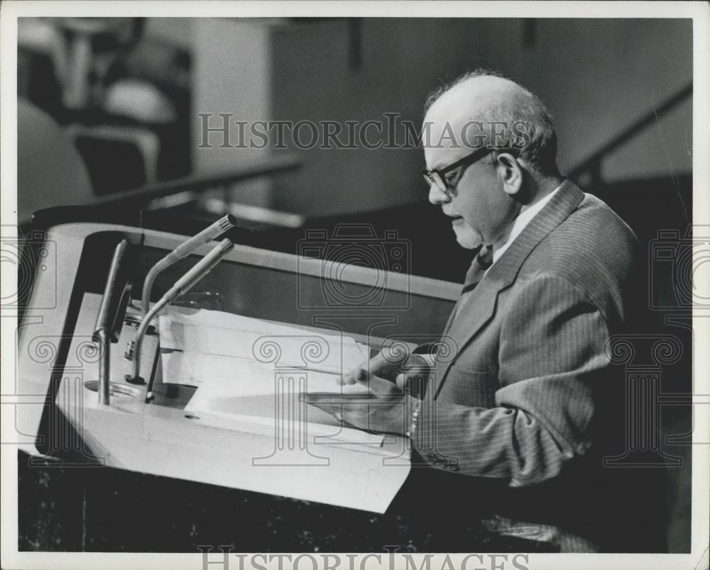 1977 Press Photo Mr. Zehid Labib Terzi Permanent Rep. To Palestinian Liberation - Historic Images