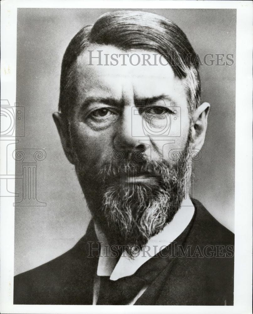 Press Photo Max Weber:&quot;Enemy of Squires&quot; German Political Economist - Historic Images