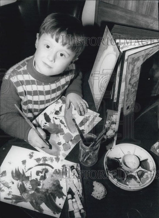 Press Photo Lewis Lyons, this year's Royal Academy wonder. - Historic Images