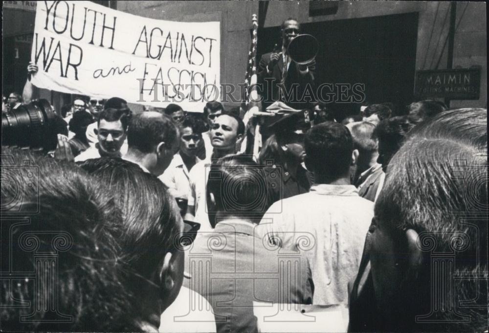 Press Photo Harlem, New York demonstration - Historic Images