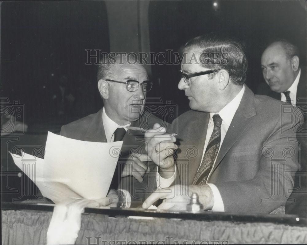 1974 Press Photo Opening of Trades Union Congress at Brighton - Historic Images