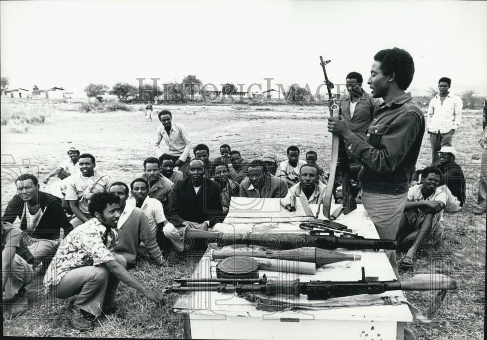 1977 Press Photo A military training camp for the Western Somali Liberation Fron - Historic Images