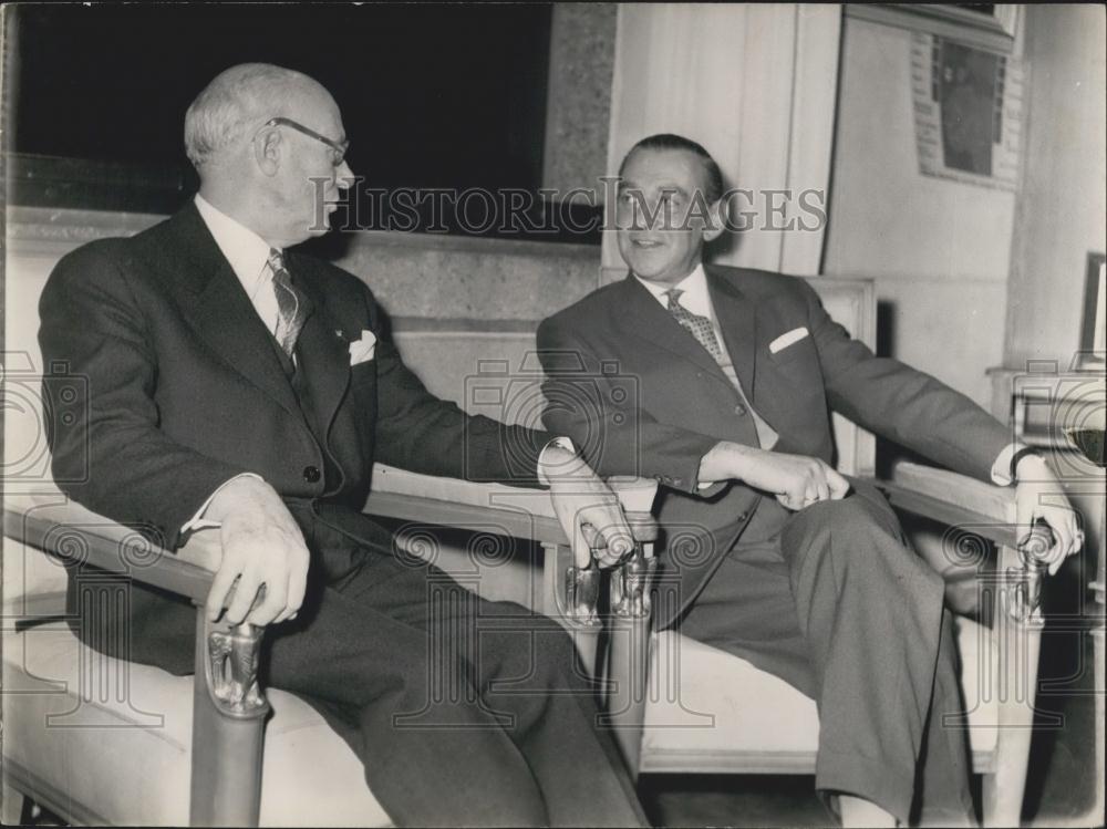 1961 Press Photo Ludwig Rosenberg Chairman Economic Social Committee Roche Paris - Historic Images