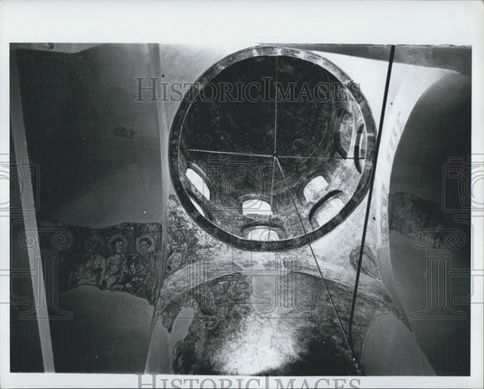 Press Photo Greece - Thessaloniki Panhagia ton Chalkeon (Byzantine) church - Historic Images