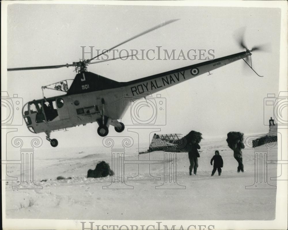 1955 Press Photo Operation Snowdrop in North of Scotland - Historic Images
