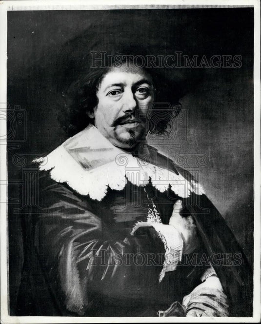 1960 Press Photo Portrait By Franz Hals "Unknown Cavalier" - Historic Images