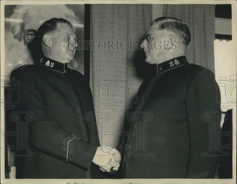 1954 Press Photo Salvation Army New Chief Commissioner Wilfred Kitching - Historic Images