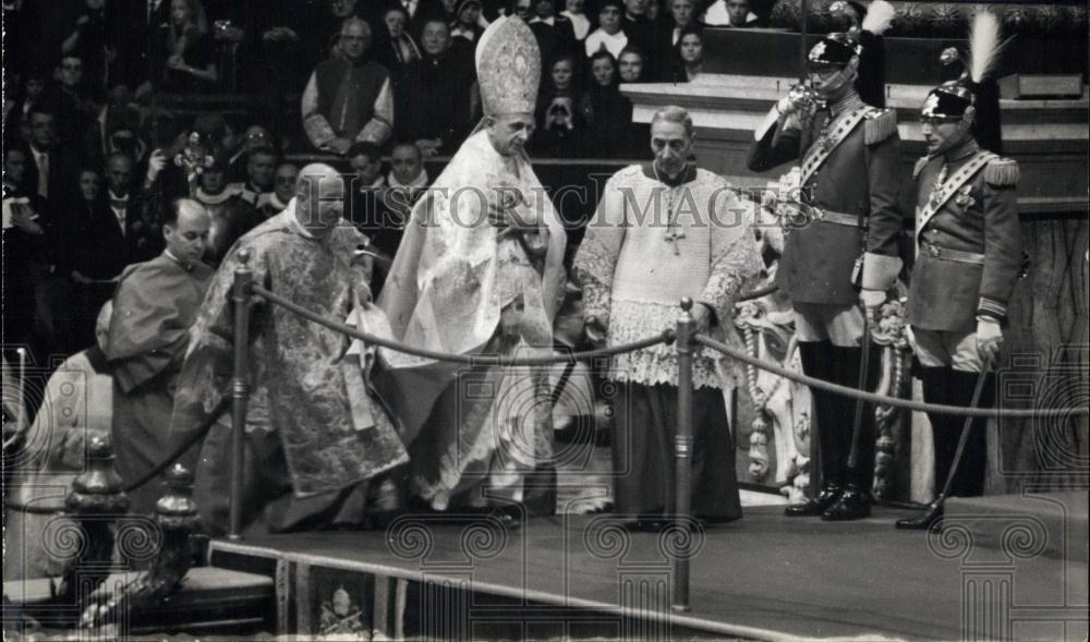 1963 Press Photo Opening Ecumenical Council - Historic Images