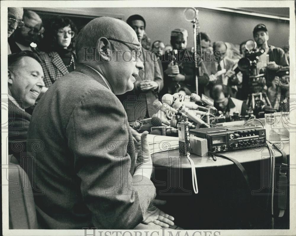 Press Photo A government press conference - Historic Images