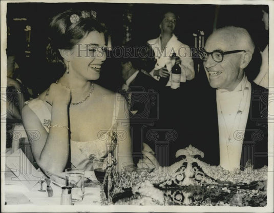 1963 Press Photo Nobel Prize Banquet In Stockholm - Historic Images