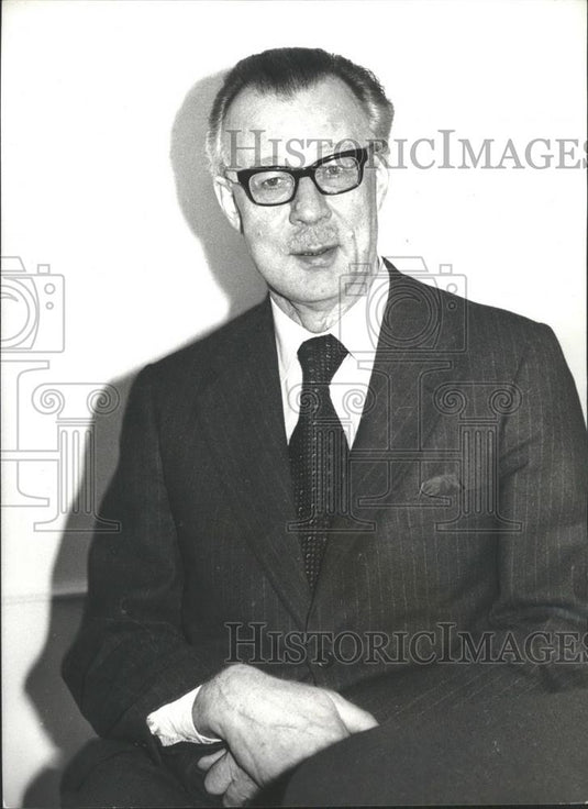 1976 Press Photo British Steel Corporation Sir Charles Villiers - Historic Images