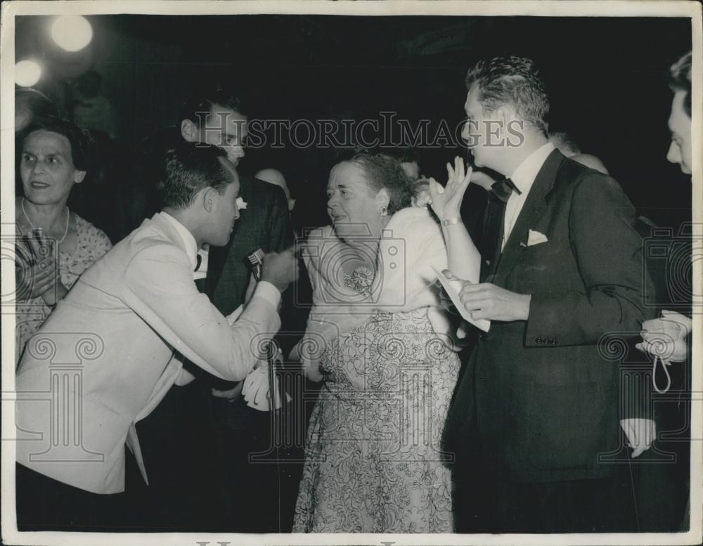 1955 Press Photo Venice Film Festival opened at the Lido - Historic Images