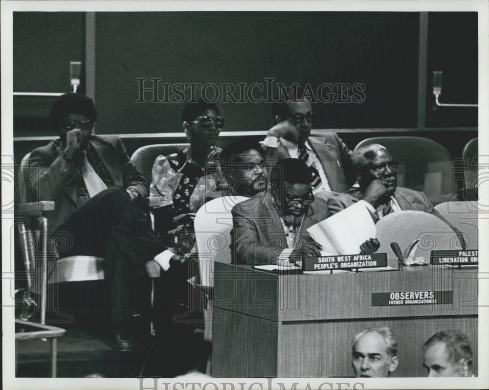 Press Photo UN General Assembly Debates Nambia - Historic Images