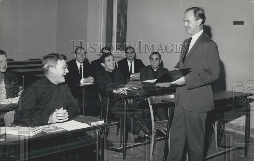 Press Photo Rev. Robert Nelson of the theology faculty of the Boston University - Historic Images