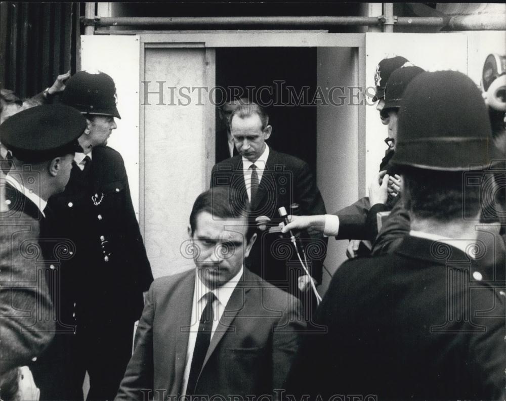 1968 Press Photo Russian Ambassador Mikhail Smirnovsky - Historic Images