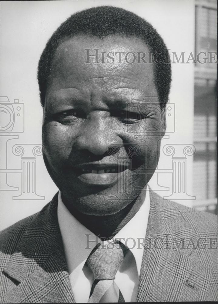 Press Photo Kaiser Dalawonga Matanzima Chief Head State Transkei - Historic Images