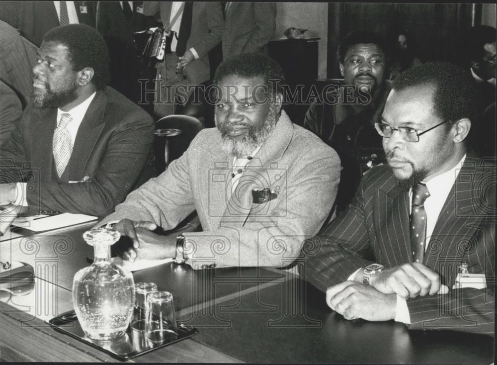 1981 Press Photo Namibia Conference Geneva - Historic Images