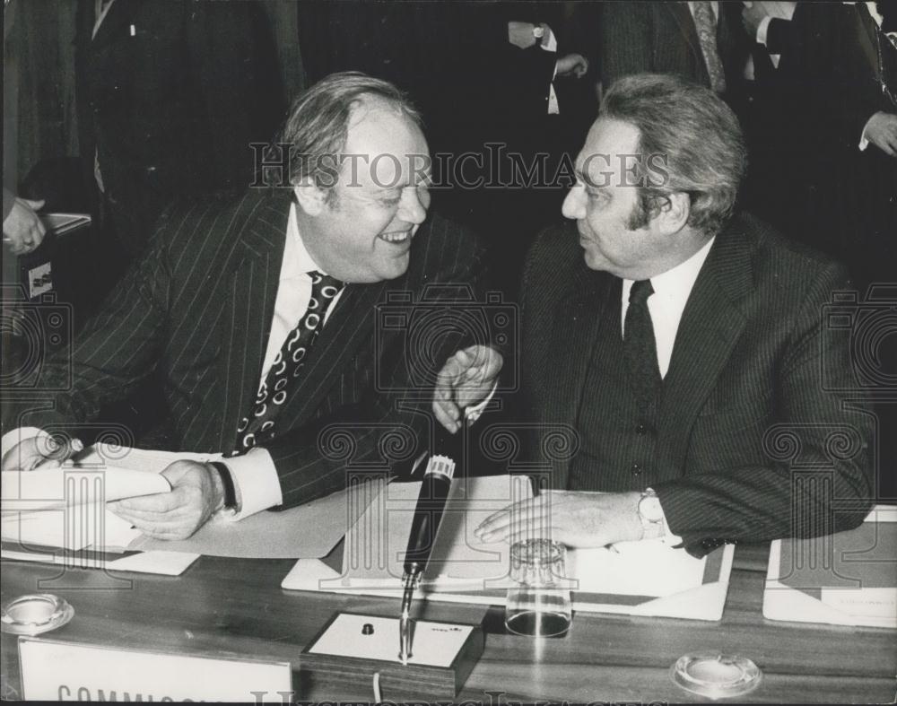 1973 Press Photo First Working Session Of Council Of Ministers Of EEC - Historic Images