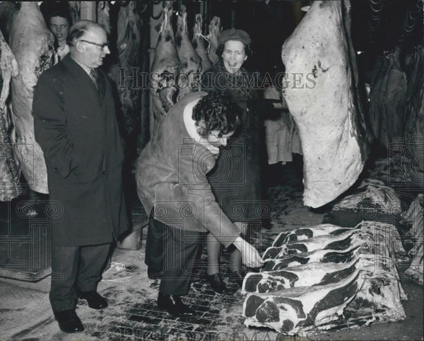 1973 Press Photo Beef Inspection Team, Smithfield Meat Market ...