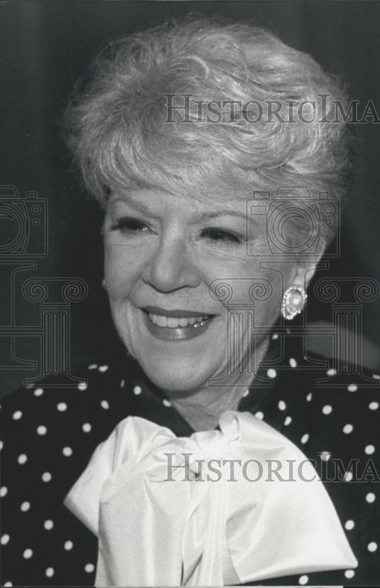 1991 Press Photo Film actress Claire Trevor - Historic Images
