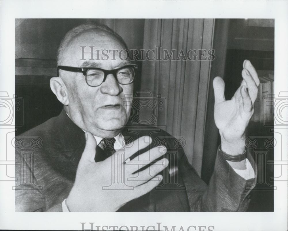 1966 Press Photo Prof Yevsei G. Liberman - Historic Images