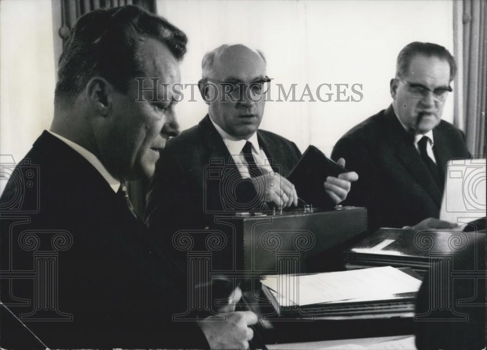 1964 Press Photo German Socilalist Democrats meeting - Historic Images