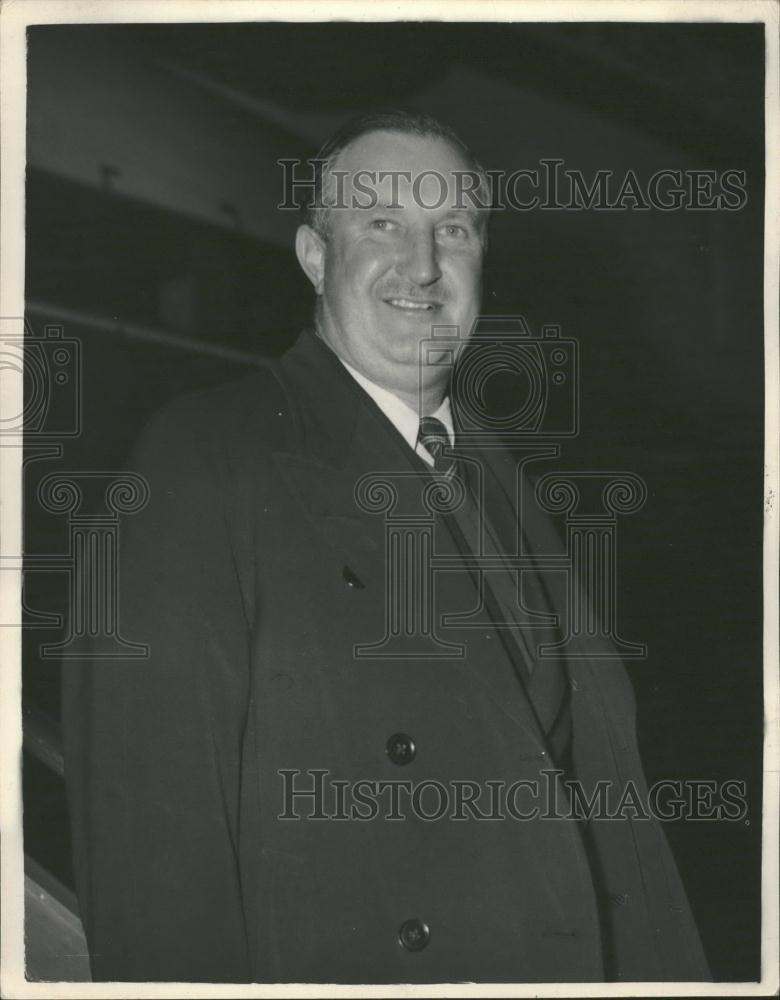 1954 Press Photo Colonel Arthur Young ,Commissioner Kenya police - Historic Images