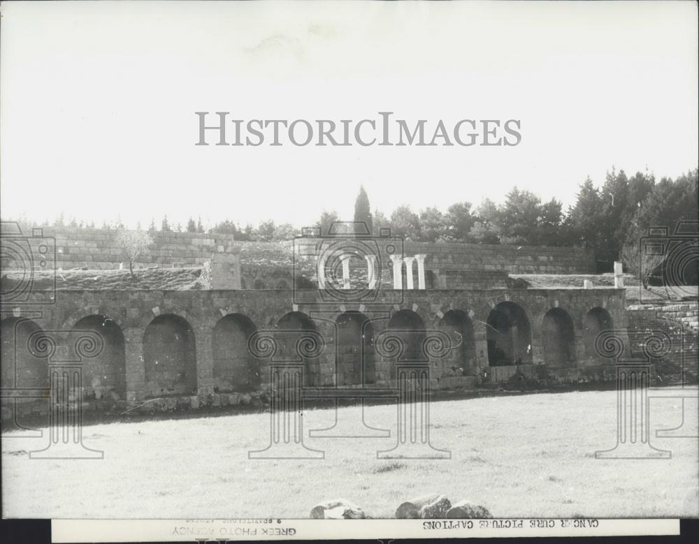 Press Photo Buildings in Athens, Greece - Historic Images