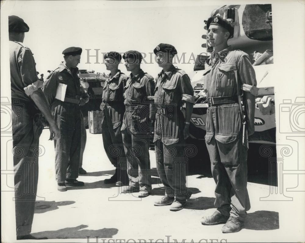 1956 Press Photo &quot;Desert Rats of 1956&quot; The &#39;Forgotten Army&#39; - Historic Images