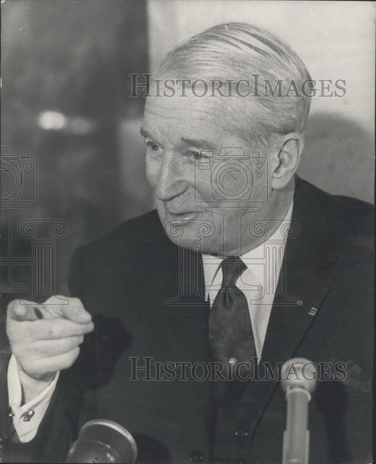 1968 Press Photo Maurice Chevalier, Entertainer & World's Most Popular Frenchman - Historic Images