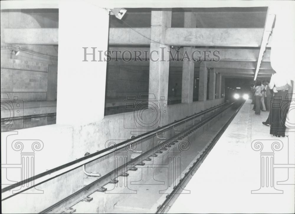 1974 Press Photo Sao Paulo Metro, Brazil - Historic Images