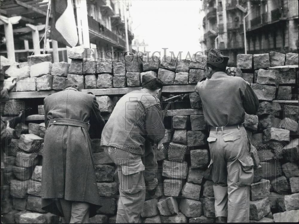 1960 Press Photo Revolt In Algiers - Historic Images