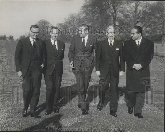 1967 Press Photo Finance Ministers of France, West Germany Italy & the US - Historic Images