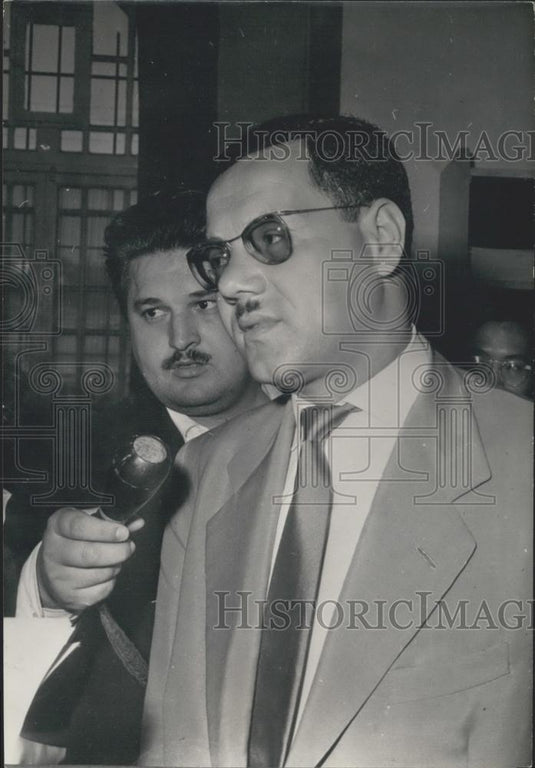 1959 Press Photo Algerian Rebel Government Reply To De Gaulle's Peace Offer - Historic Images