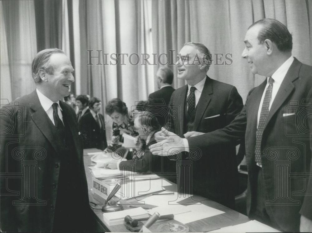 1972 Press Photo General Agreement on Tariffs & Trade Closes - Historic Images