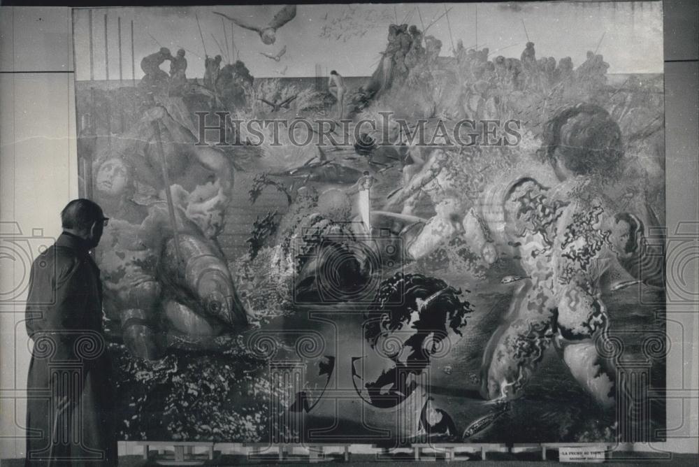 1969 Press Photo Salon D'Automne Opens In Paris-TUNA FISHING By Salvador Daly - Historic Images