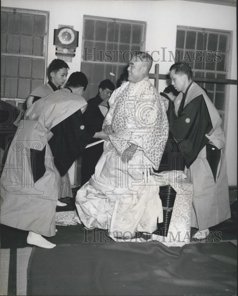 Press Photo Christ&#39;s Resurrection - the Subject Of A Japanese Classical Dance - Historic Images