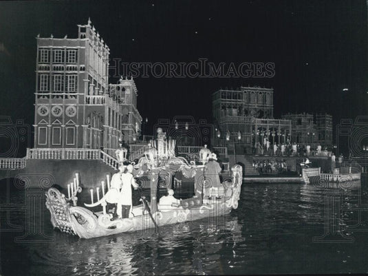 1975 Press Photo Bragenz Festival Johann Strauss Opera Performance - Historic Images