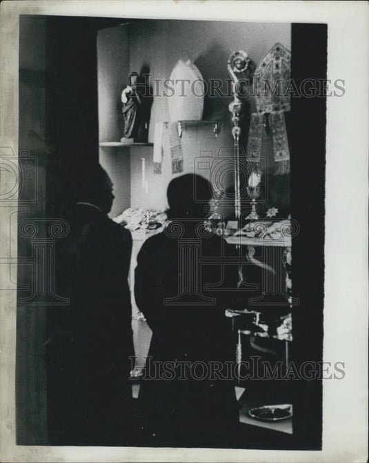 1962 Press Photo St Peter's Treasure at the Vatican in Rome - Historic Images