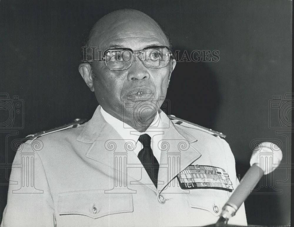 1961 Press Photo General Gabriel Ramantsoa Head of State of the Malgache Republ - Historic Images